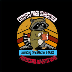 Ranking on caffeing and chaos design t-shirt