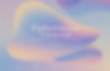 Dreamy pastel holographic gradient with soft blur tones for modern abstract background compositions