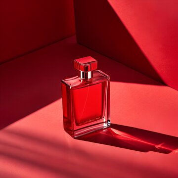  Bold Red Perfume in Full Red Scene