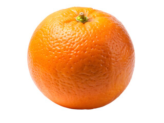 Vibrant citrus fruit with textured peel isolated on a transparent background orange food,PNG