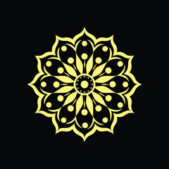 Cultural Mandala Line Art  