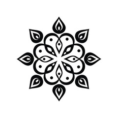 Colorful Indian Mandala Pattern  