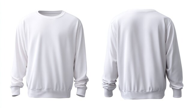 Isolated images of a lightweight summer jumper, front and back views, on transparent background, highlighting breathable fabric and relaxed fit