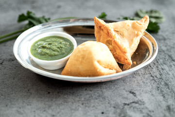 Crunchy oil fried indian snacks. Traditional tea time snack,