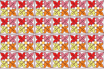 seamless geometric pattern with stars