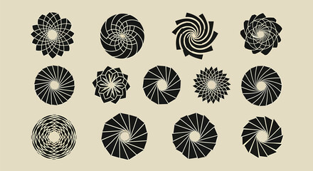 Geometric Mandala Designs 12 Unique Circular Patterns for Art and Design Projects