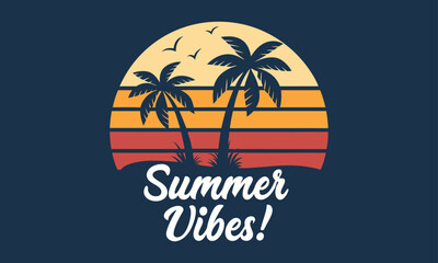 Fototapeta premium t-shirt design, summer t-shirt design