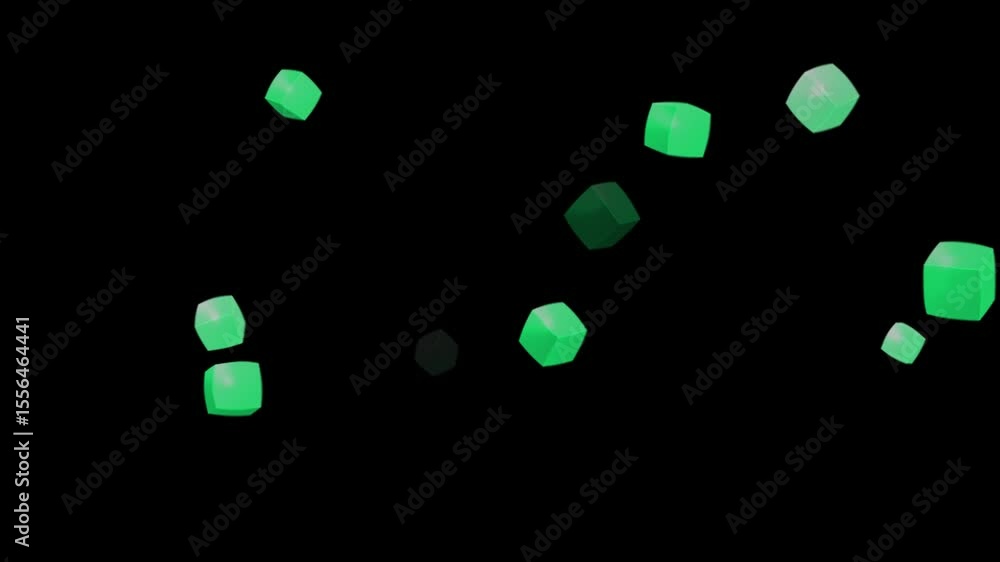 Poster isometric cubes in different projections abstract background. creative design templates. cubes abstr