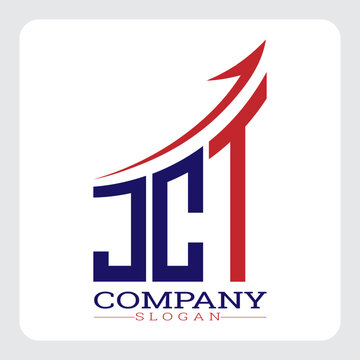 JCT logo design, JCT Company Logo Design Growth vector, JCT Upward Arrow Business Success Logo vector, JCT Corporate Branding Logo, JCT simple and modern logo, JCT business finance logo design, etc.