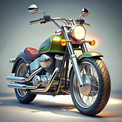 Four modern LED turn signals with flashing lights and chrome mounts