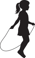 Fit Young Woman Jumping Rope Outdoors – Cardio Exercise, Fitness Training, and Healthy Lifestyle Concept