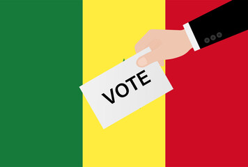 Election in Senegal. Election Concept. Vector Illustration.