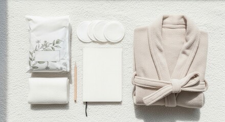 Spa Day Essentials Flat Lay Relaxation