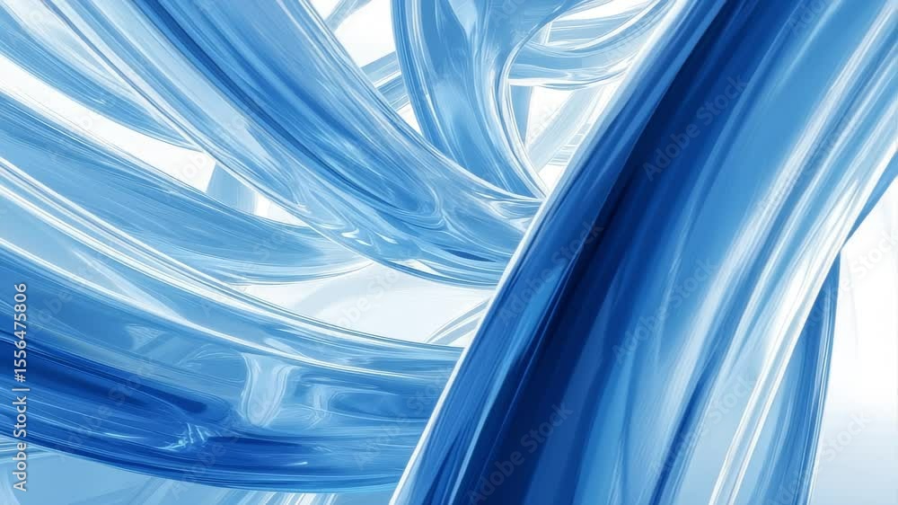 Poster modern tech blue fluid abstract dynamic background visuals