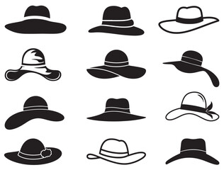 LADY DIVA HAT SILHOUETTE