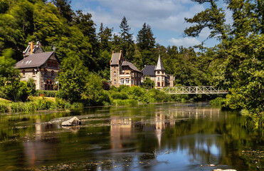 Obraz premium Flusstal