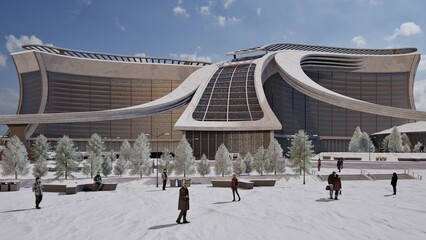 people walking in the city