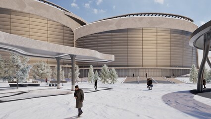 people walking in the city