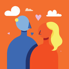 man and woman couple