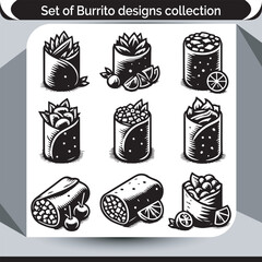 A Captivating Collection of Burrito Designs A Culinary Celebration Showcasing the Art and Diversity of This Beloved Dish An Exquisite Visual Feast for Burrito Enthusiasts and Food Lovers Alike