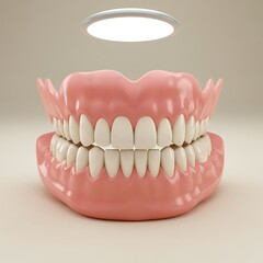 3d design of a human denture