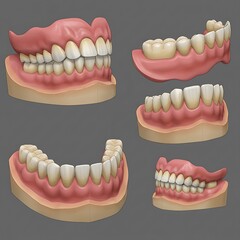 3d design of a human denture