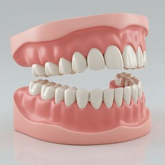 3d design of a human denture