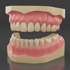3d design of a human denture