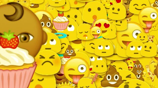 meme explosion animation rain of memes