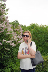 Close-up of a young woman with a phone1