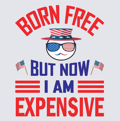 USA Independence Day t shirt design silhouette vector art illustration, 4th of July independence day