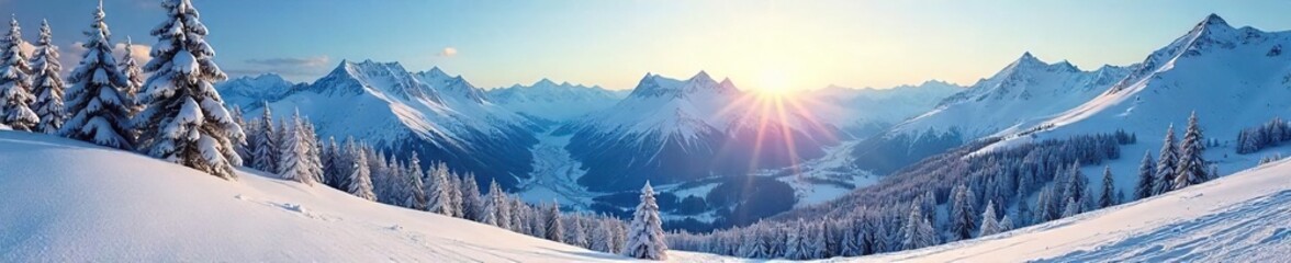 Majestic Alpine Peaks and Pristine Snow A Breathtaking Winter Wonderland Ski Resort