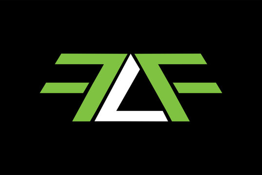 F L F FL LF FLF FF CF FC FCF CFF FFC initial logo design vector symbol graphic idea creative, gym and fitness logo with wings shape