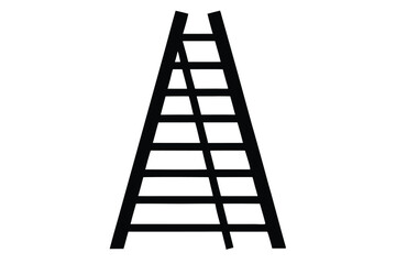 ladder isolated on white