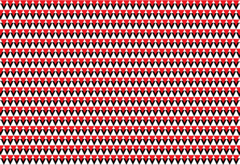 classic pattern seamless geometric triangle shape two color red and black, decoration pattern, paper pattern, seamless pattern vector. Retro background fabric. Vintage color geometric texture