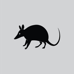 Tribal Armadillo Animal Illustration