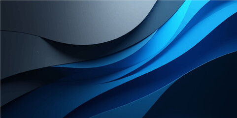 Abstract blue wave background with flowing curves and digital texture design for modern wallpaper and artistic use