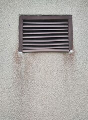 Texture - Old deteriorated brick house facade