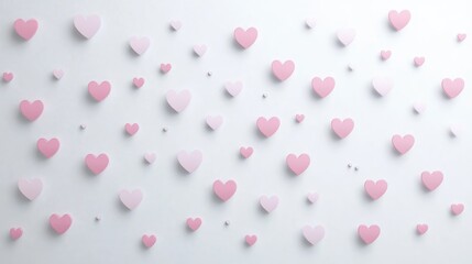 Pink heart pattern background