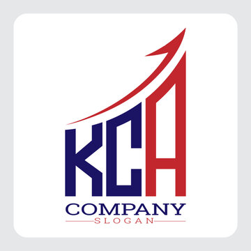 KCA logo design, KCA Company Logo Design Growth vector, KCA Upward Arrow Business Success Logo vector, KCA Corporate Branding Logo, KCA simple and modern logo, KCA business finance logo design, etc.