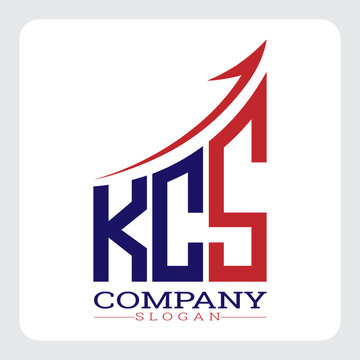 KCS logo design, KCS Company Logo Design Growth vector, KCS Upward Arrow Business Success Logo vector, KCS Corporate Branding Logo, KCS simple and modern logo, KCS business finance logo design, etc.
