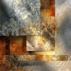 Textured Complex Abstract with Layers