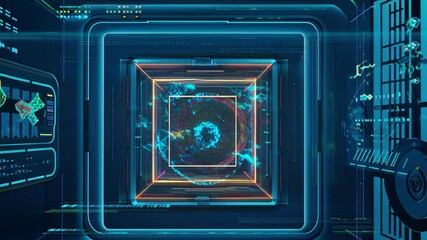 circuit board with binary code - Powered by Adobe