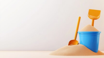 Colorful sand toys