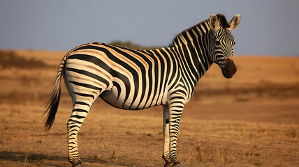 zebra in the wild