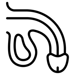 Obraz premium Penis Icon