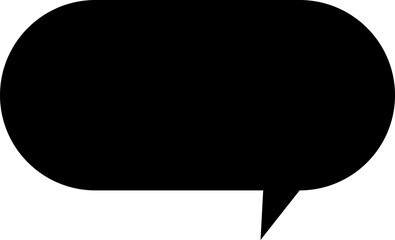 Blank empty speech bubble chat icon. Retro special offer design elements, chat emblem, black callout sign Isolated on transparent background. Vector illustration for web app.