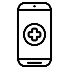 Obraz premium Medical App Icon