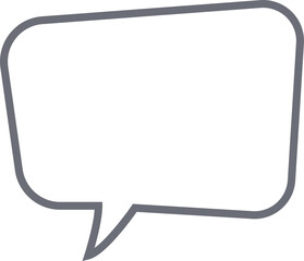 Blank empty speech bubble chat icon. Retro colorful special offer design elements, chat emblem, black callout sign Isolated on transparent background. Vector illustration for web app.