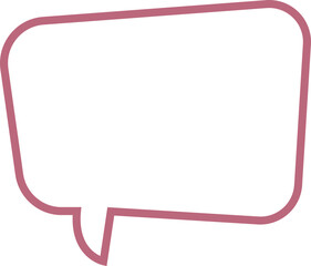 Blank empty speech bubble chat icon. Retro colorful special offer design elements, chat emblem, black callout sign Isolated on transparent background. Vector illustration for web app.